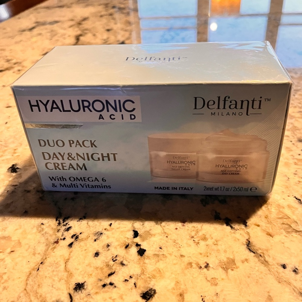 Delfanti Milano hyaluronic acid duo pack day & night cream